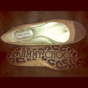 💯 Authentic Jimmy Choo Cork Loafers Sz 8 (38)